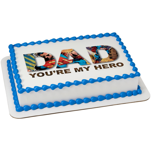 Superman™ You're My Hero PhotoCake® Edible Image®