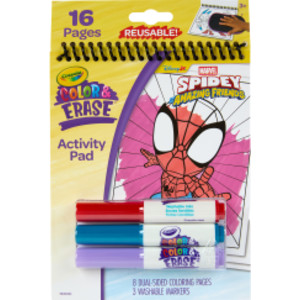 Color & Erase Reusable Activity Pad, Spidey