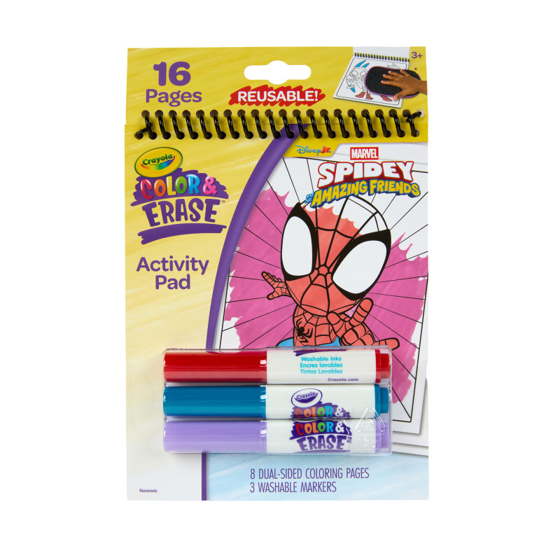 Color & Erase Reusable Activity Pad, Spidey