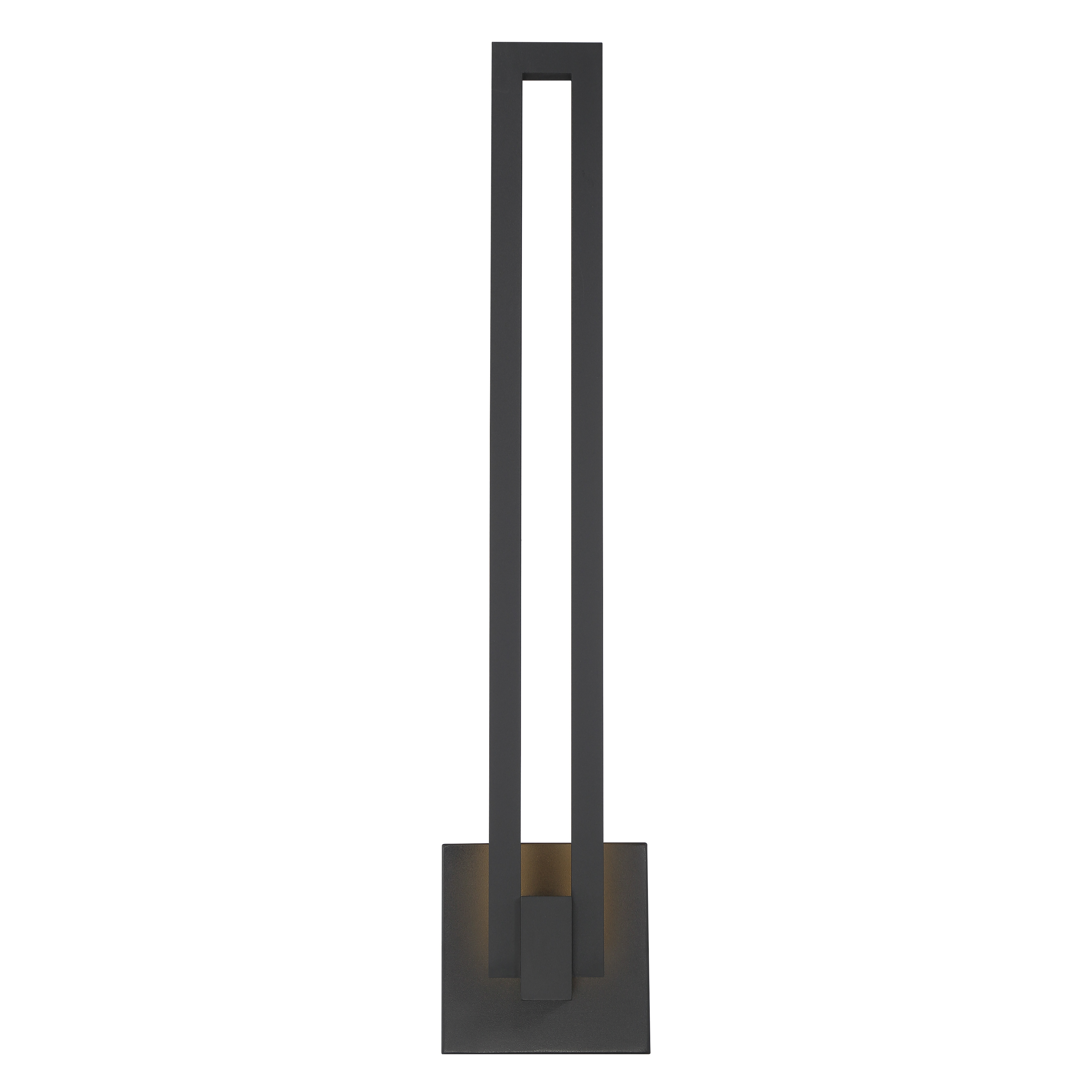 The Music 24" LED wall sconce combines contemporary design with practical outdoor lighting. Its vertical profile and dual glass layers create sophisticated illumination while meeting ADA compliance standards. - alternate view