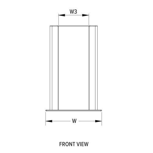 Engineering front view