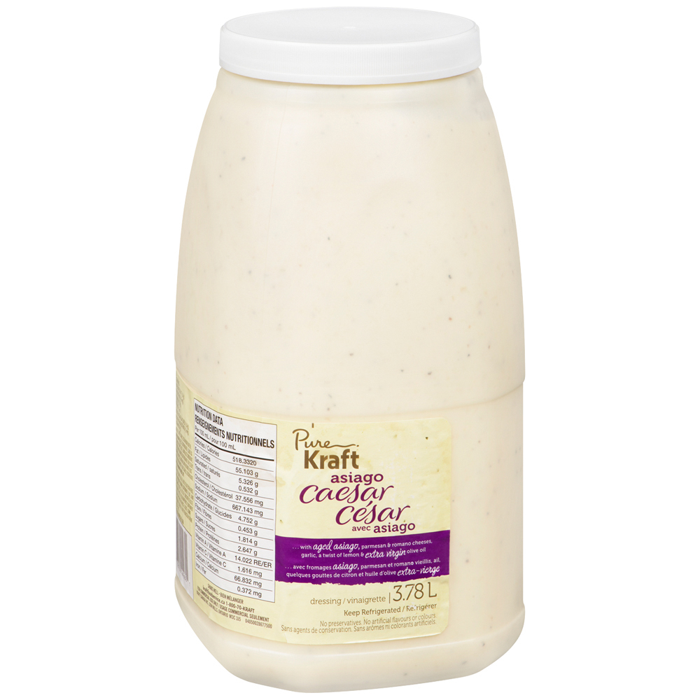 PURE KRAFT vinaigrette César avec asiago – 2 x 3,78 L