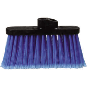 Carlisle, Duo-Sweep®, Flagged Light Industrial Broom Head, 4in, Polypropylene, Blue