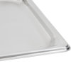 Half-size ¾-inch-deep Super Pan V® stainless steel steam table pan