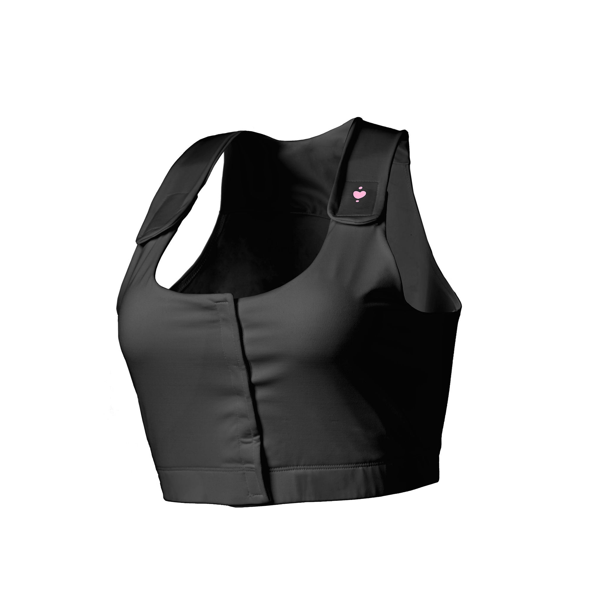 Serena Post Surgical Bra, Black, Small