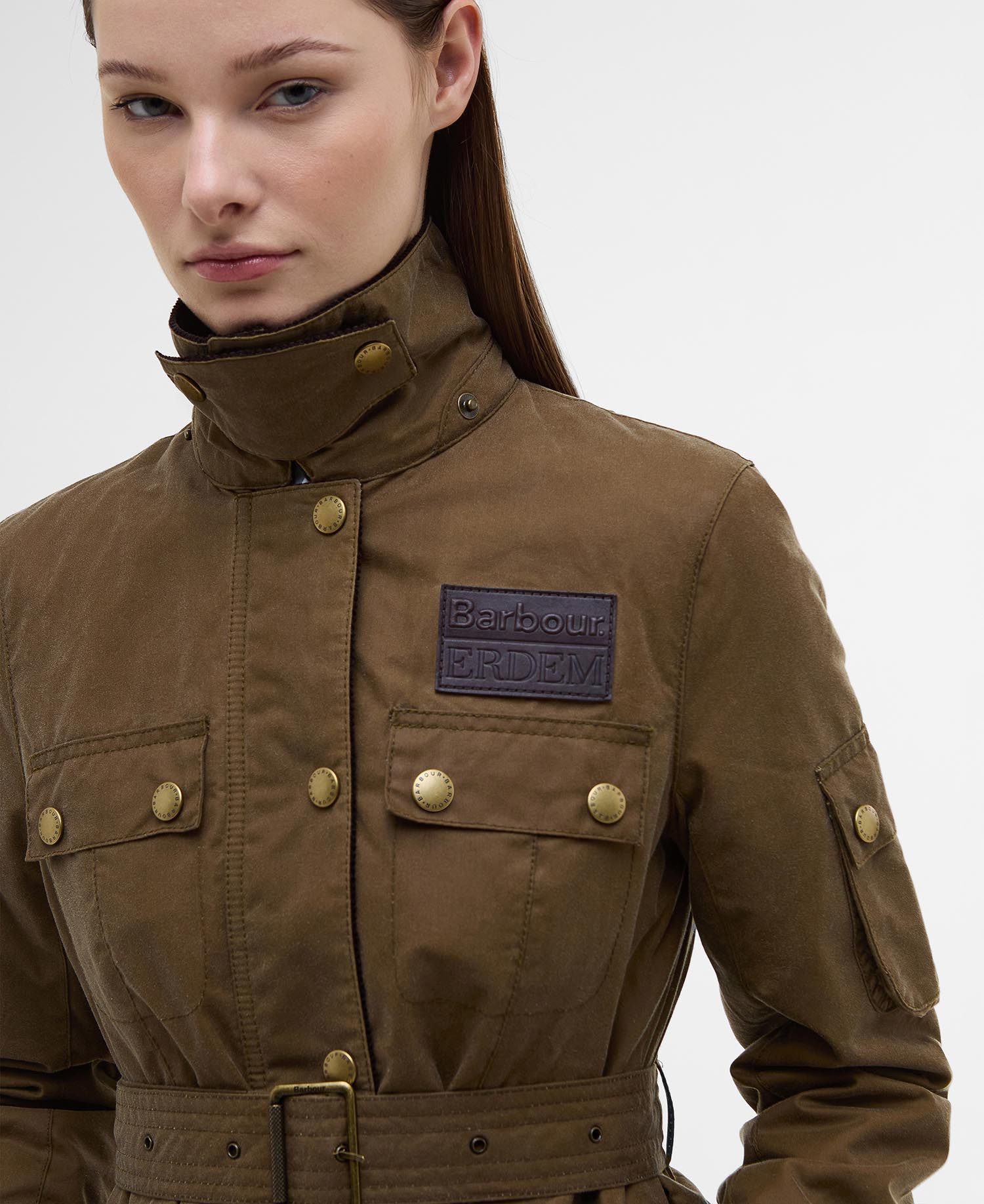 Barbour x ERDEM Wachsjacke Constance image number 5