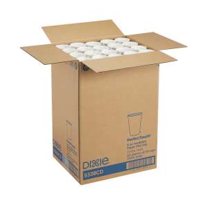 Dixie, PerfecTouch Insulated Paper Hot Cups, 8 oz, Multicolor