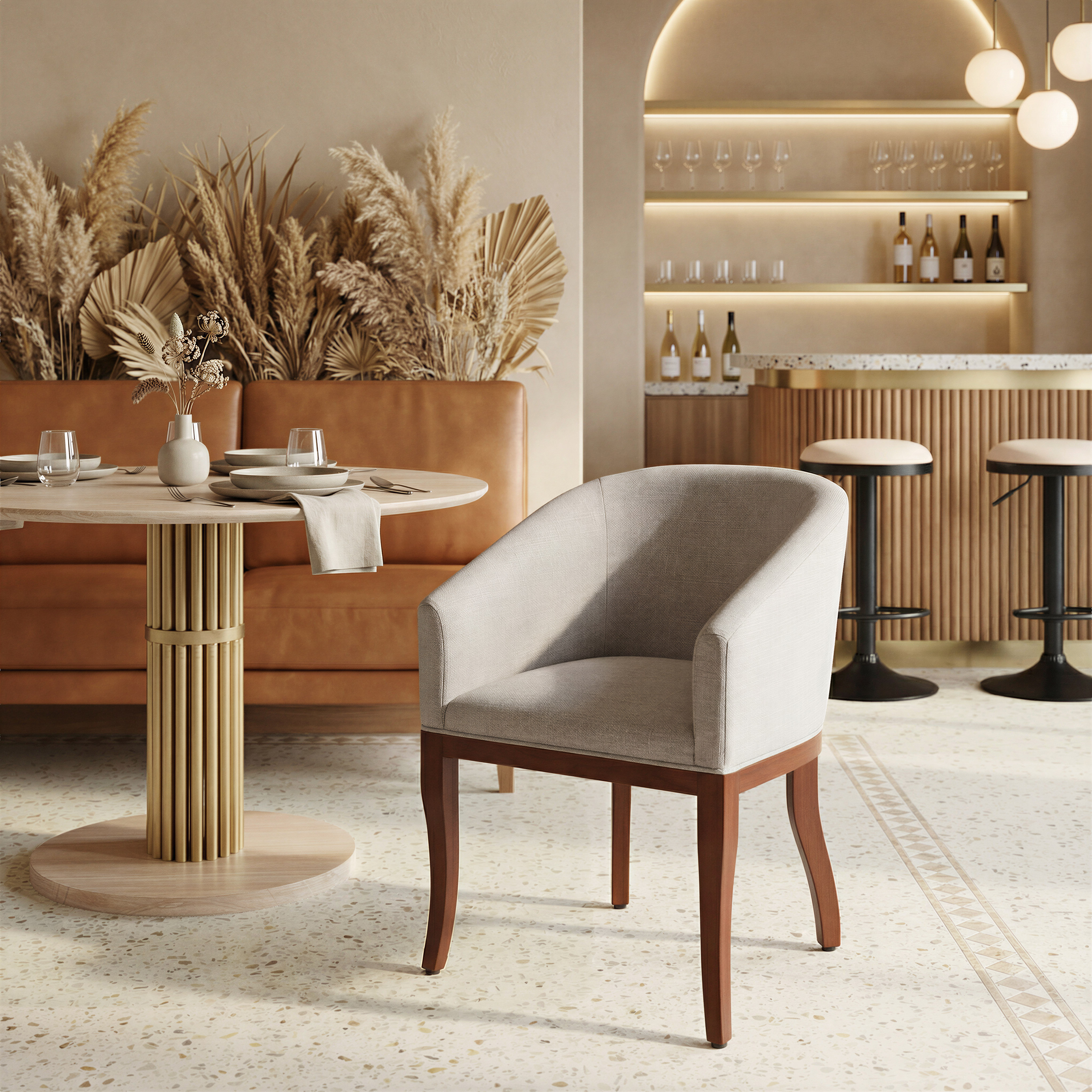 Serasa Dining Chair Gray product image