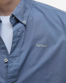 Camicia oversize in popeline tinto in capo 