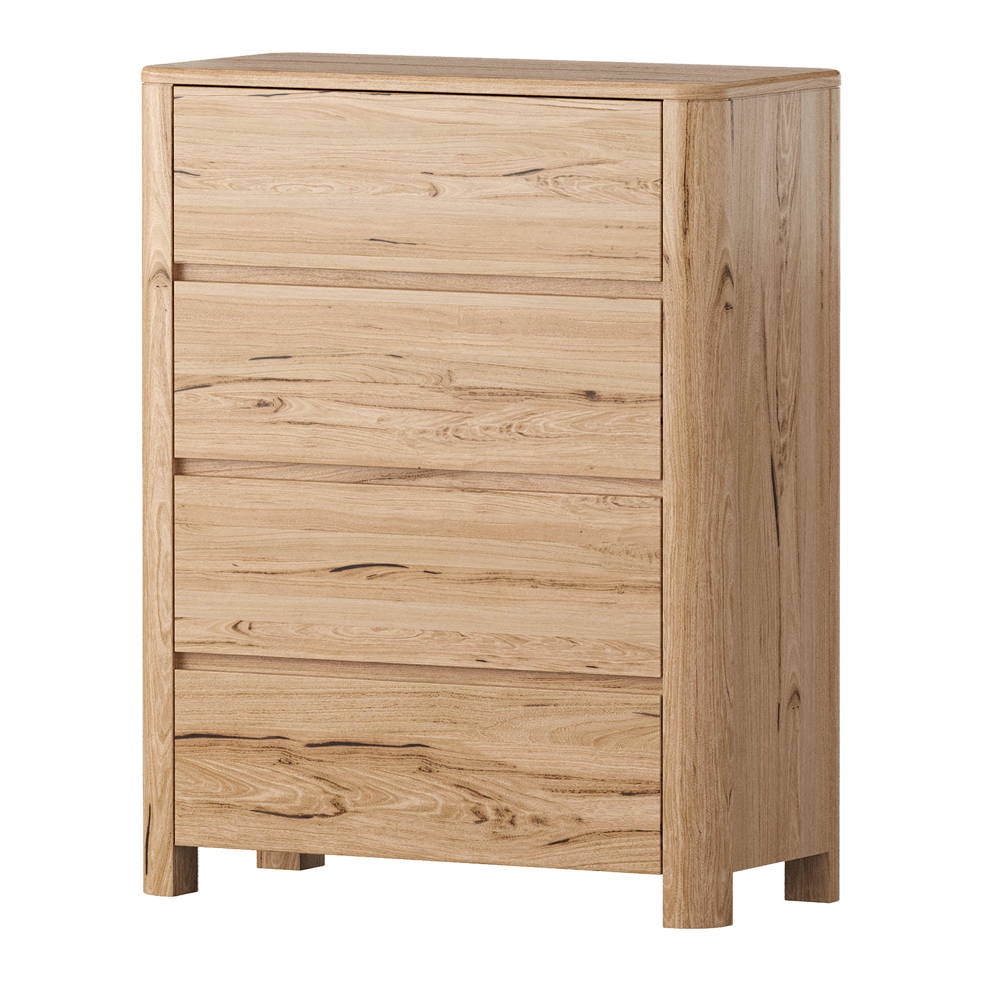 Product image of the  Tate Tallboy (4 Drawer), Natural from Forty Winks