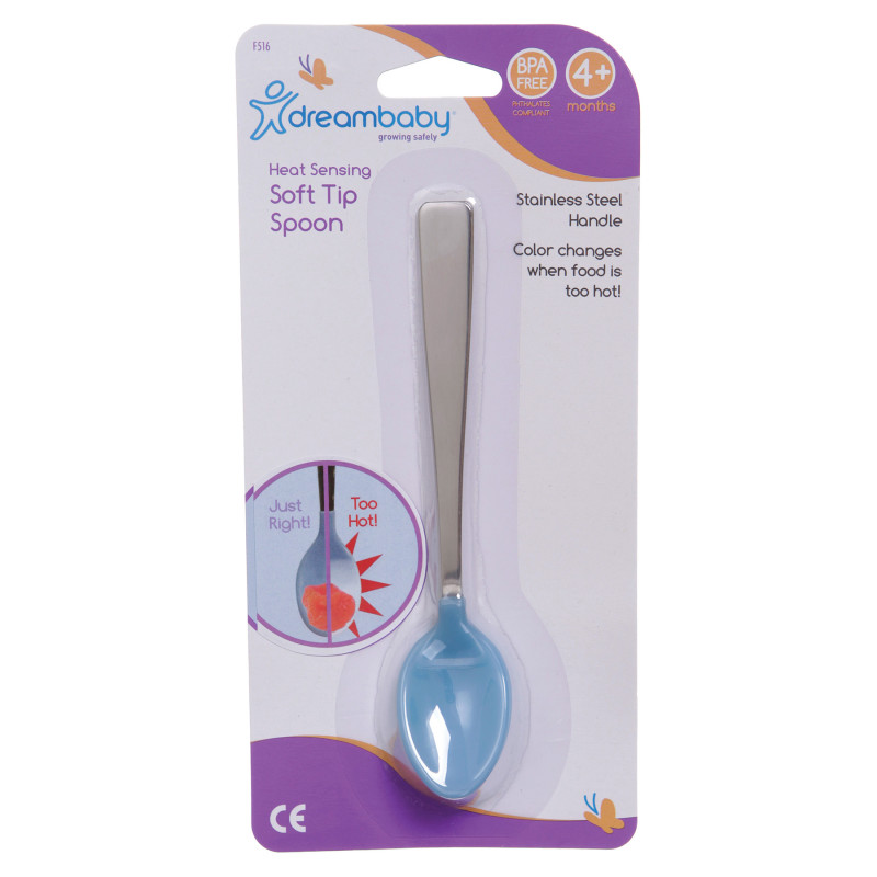 Color Changing Heat Sensing Soft Tip Spoon