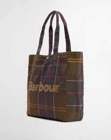 Borsa tote Telfield in tartan 