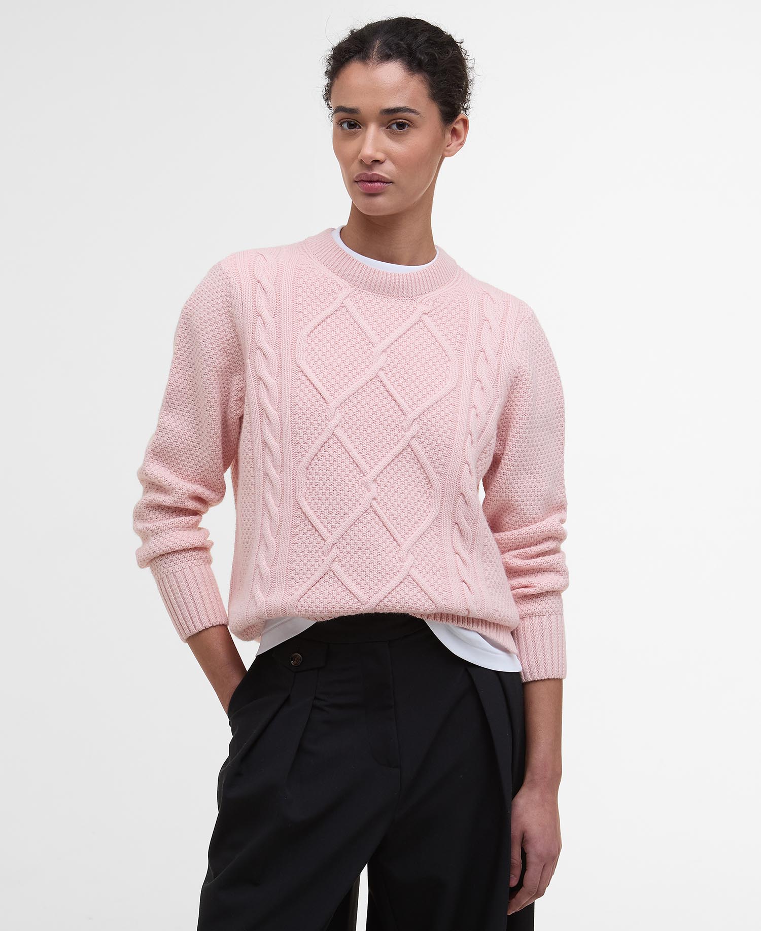 Burne Argyle Crew Neck Jumper image number 0