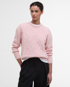 Burne Argyle Crew Neck Jumper 
