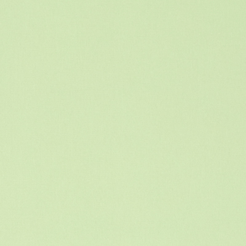 Square plain fabric sample in lemongrass green.