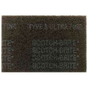 3M, Scotch-Brite™ Ultra Fine Hand Pad 7448, 6" x 9", Gray