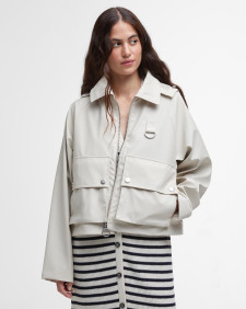 June Showerproof Jacket Blanc