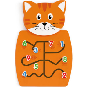 Cat Activity Wall Panel - 18m+ - Toddler Activity Center