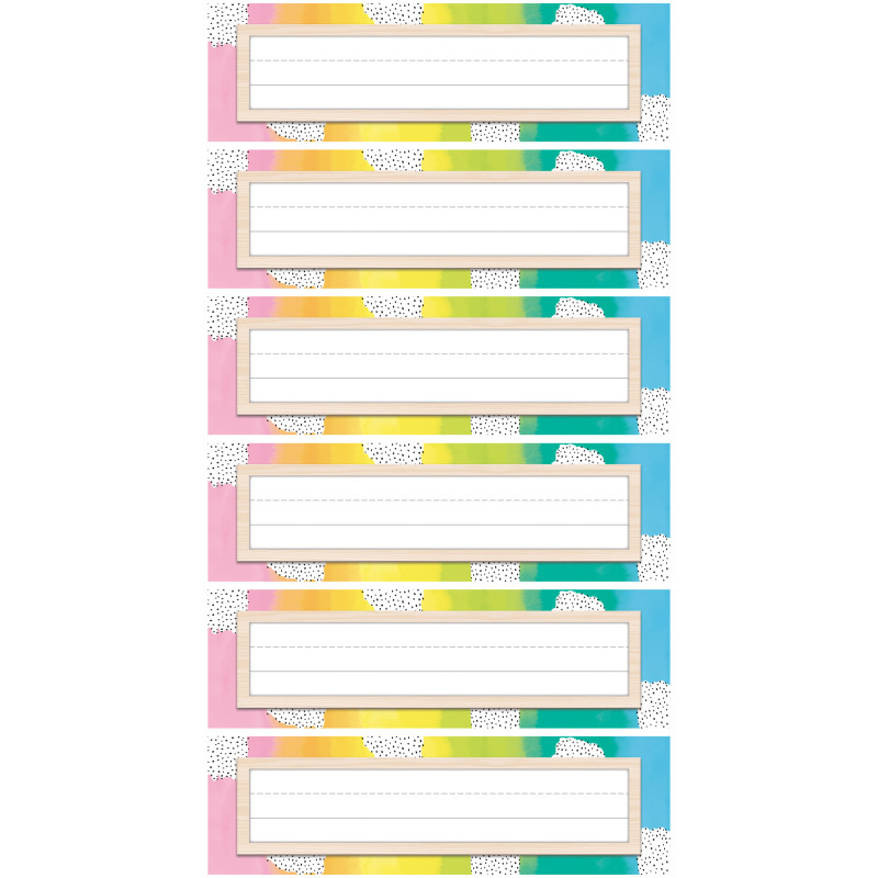Creatively inspired Nameplates, 36 Per Pack, 6 Packs