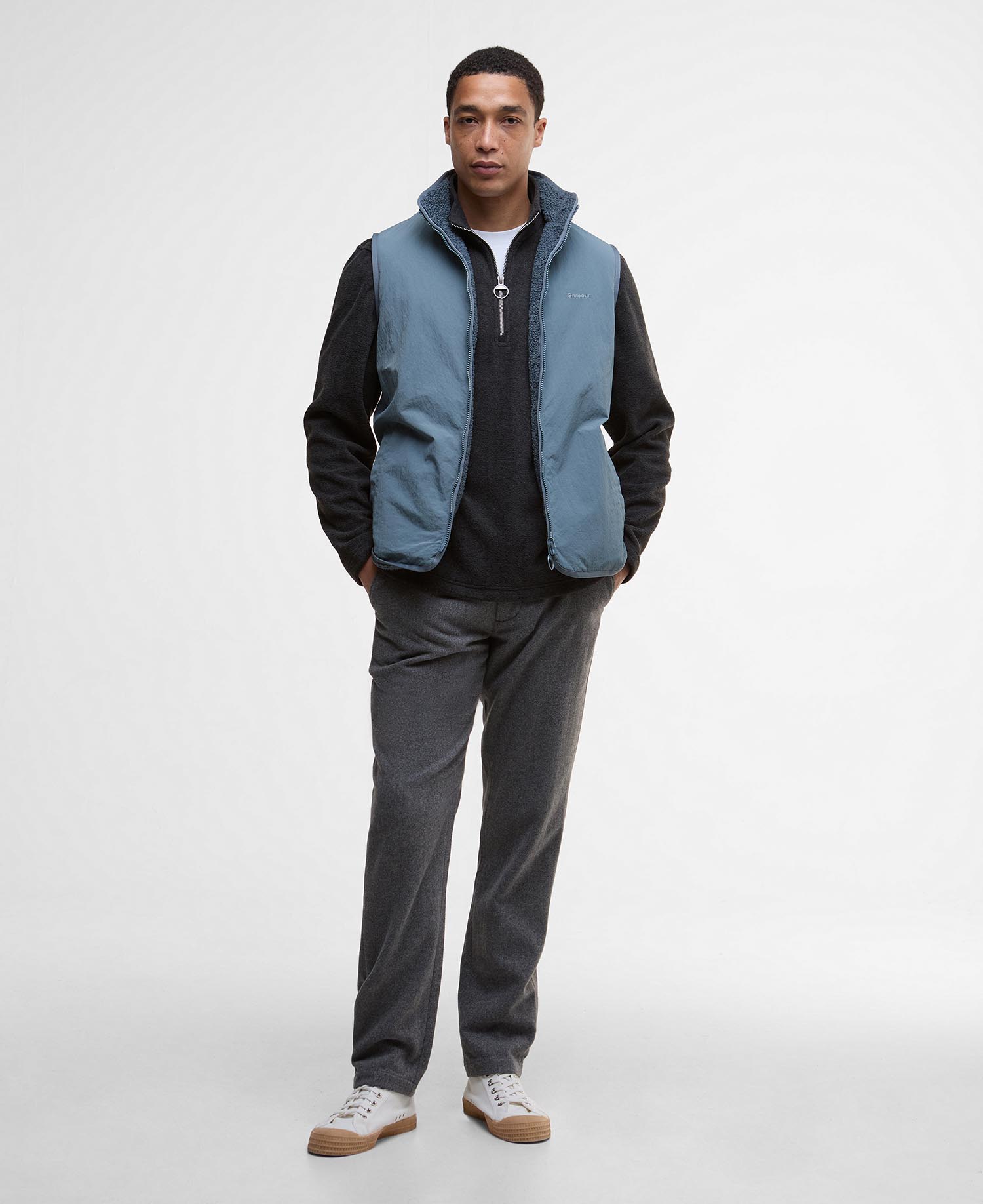 Gilet in pile reversibile image number 1