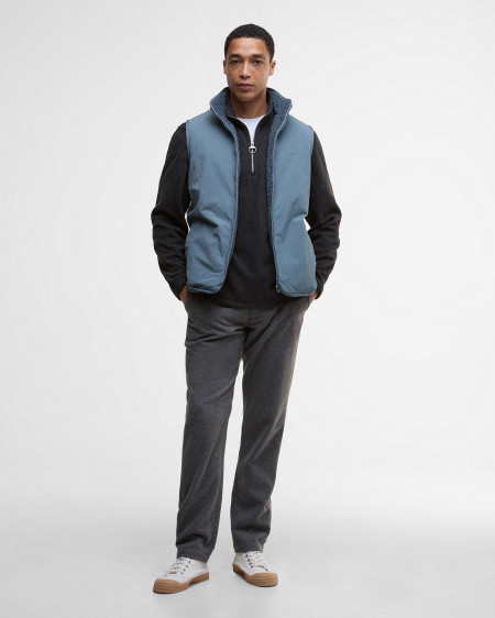 Gilet in pile reversibile