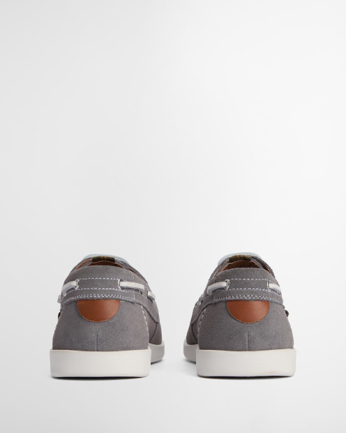 Armada Boat Shoes Grey Suede