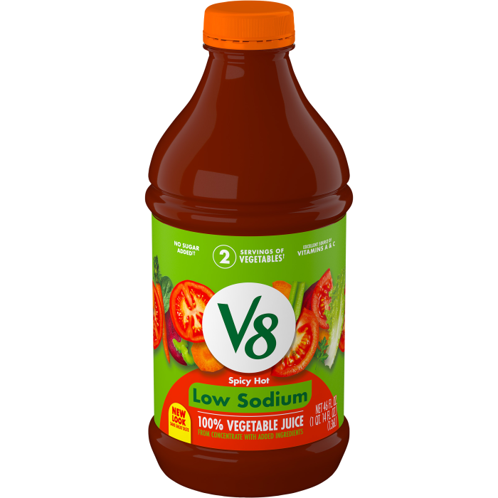 Low Sodium Spicy Hot 100% Vegetable Juice