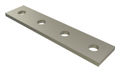 Power-Strut® Flat Plate Fitting Stainless Steel 4 Hole 9/16 in. Dia. Hole 7-1/4 L x 1-5/8 W in.