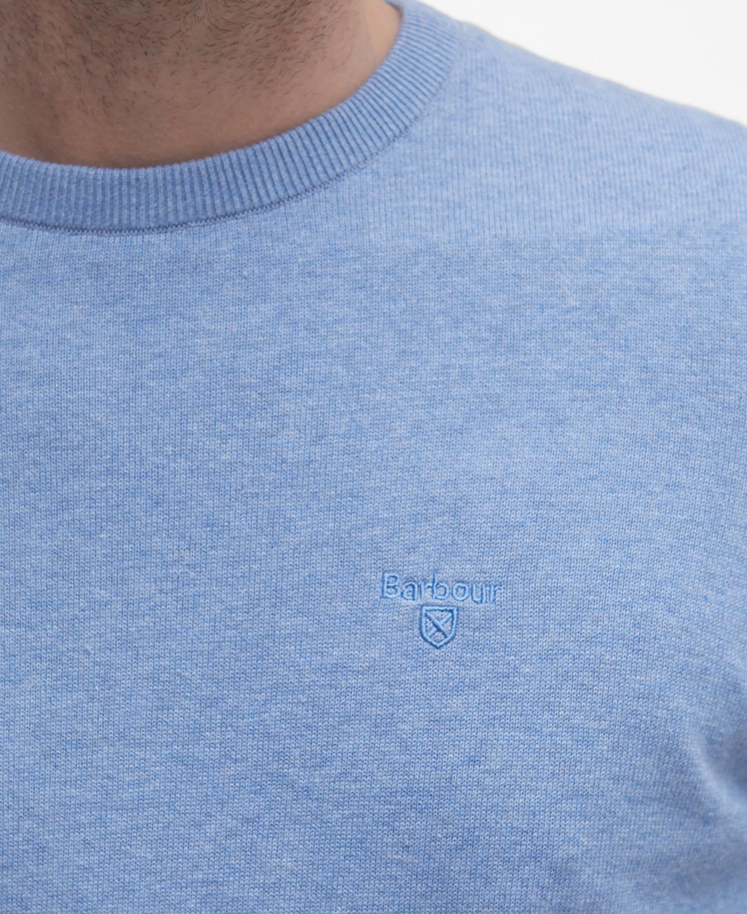 Pima Cotton Crew Neck Jumper image number 4