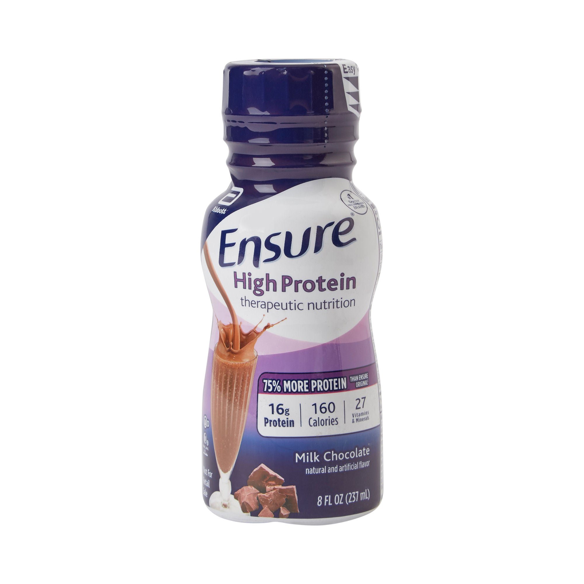 Ensure® High Protein Therapeutic Nutrition, Chocolate, 8-ounce bottle