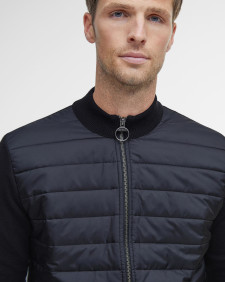 Essential Carn Quilted Jumper Classic Black