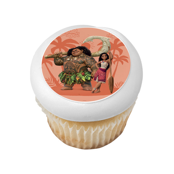Disney's Moana 2 Moana and Maui PhotoCake® Edible Image®