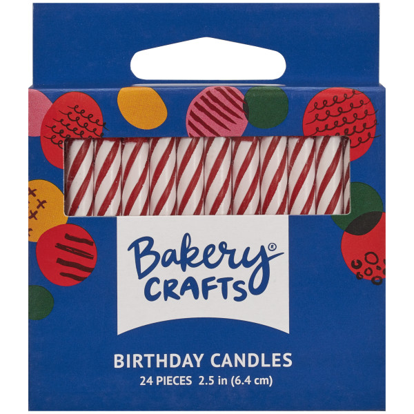 Red Spiral Smooth & Spiral Candles