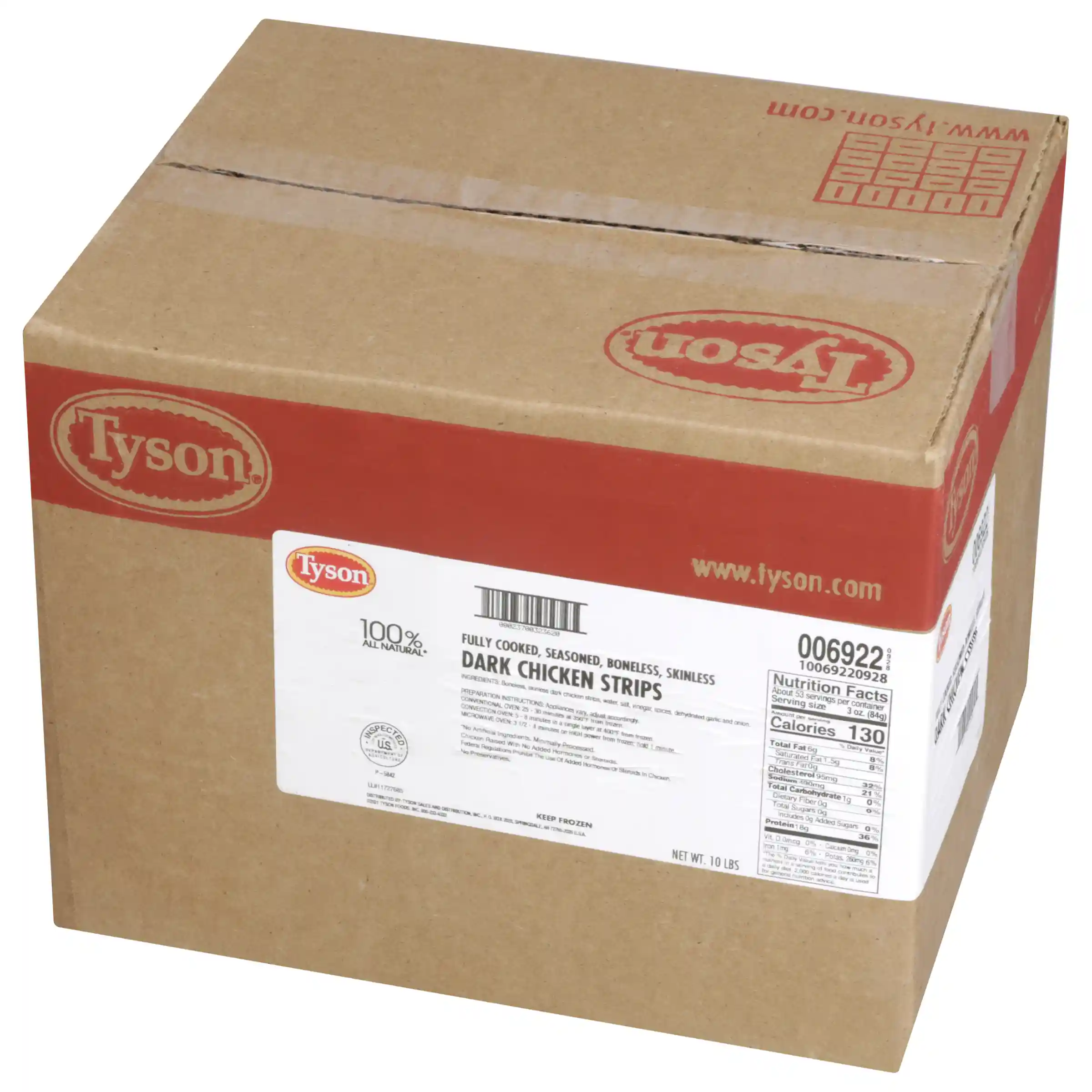 Tyson® Fully Cooked Fajita Dark Meat Chicken Strips_image_5