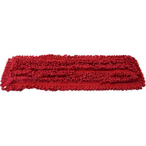 Hillyard, Trident®, Premium Looped Microfiber Mesh Pocket Mop, 18"W, Red
