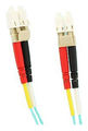 Economy Fiber Patch Cord 50/125 μm Multimode OM3 OFNR Duplex LC-LC A-B Polarity 15 meters