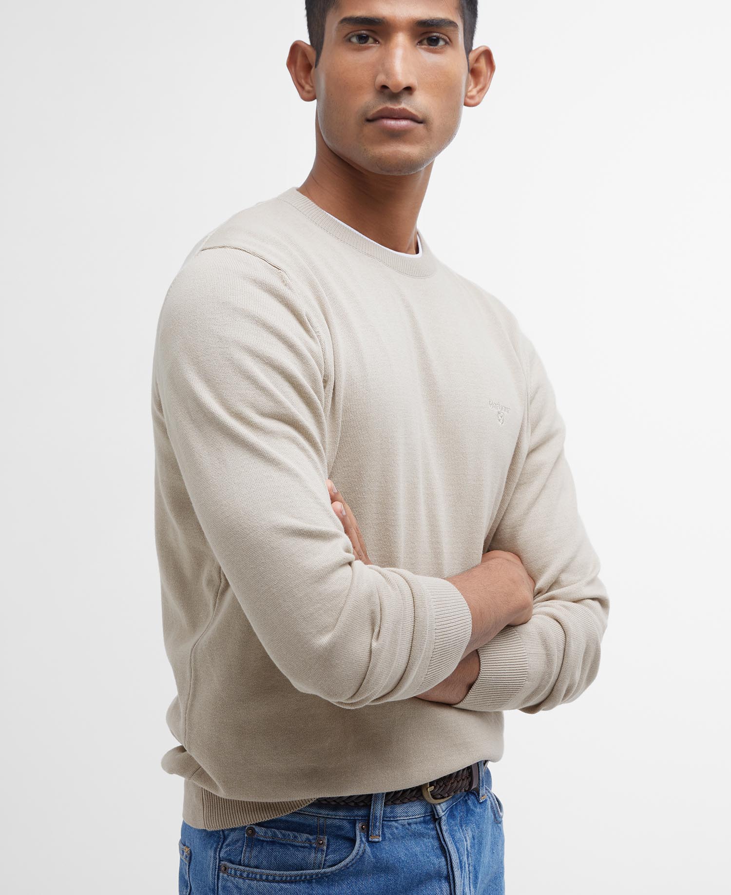 Maglione girocollo in cotone Pima image number 3