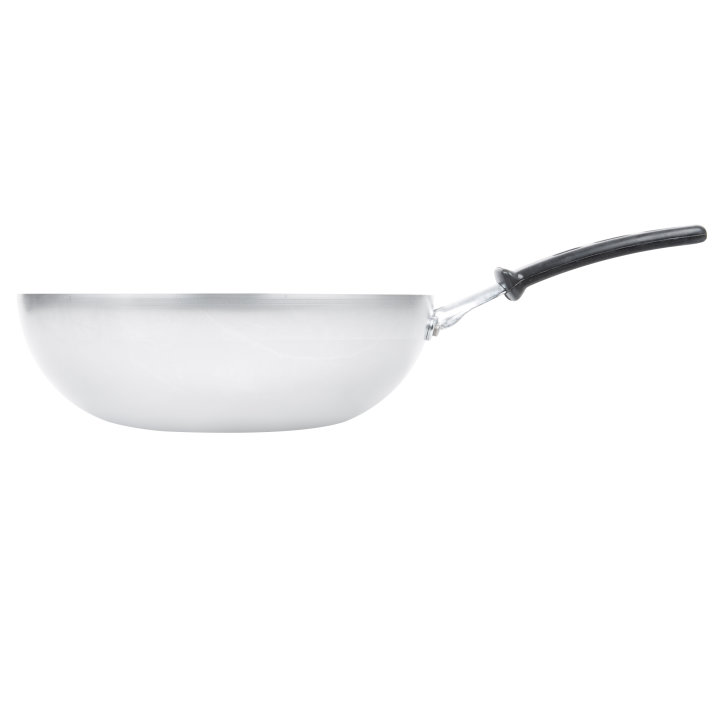 11-inch carbon steel stir-fry pan with TriVent silicone handle