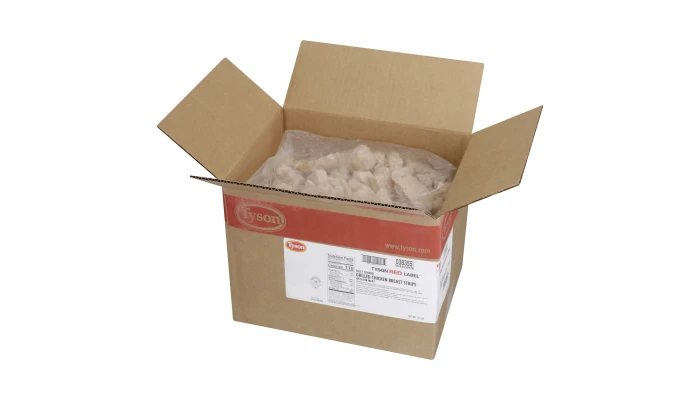 Tyson Red Label® Fully Cooked Unbreaded Grilled Chicken Breast Strips, Large _image_4