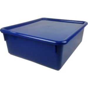 Double Stowaway&reg; Tray with Lid, Blue