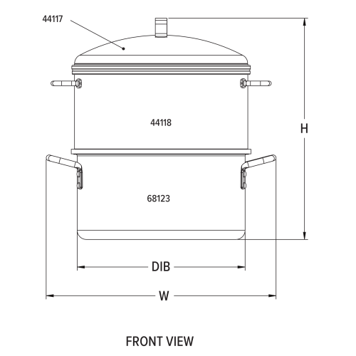 Engineering front view