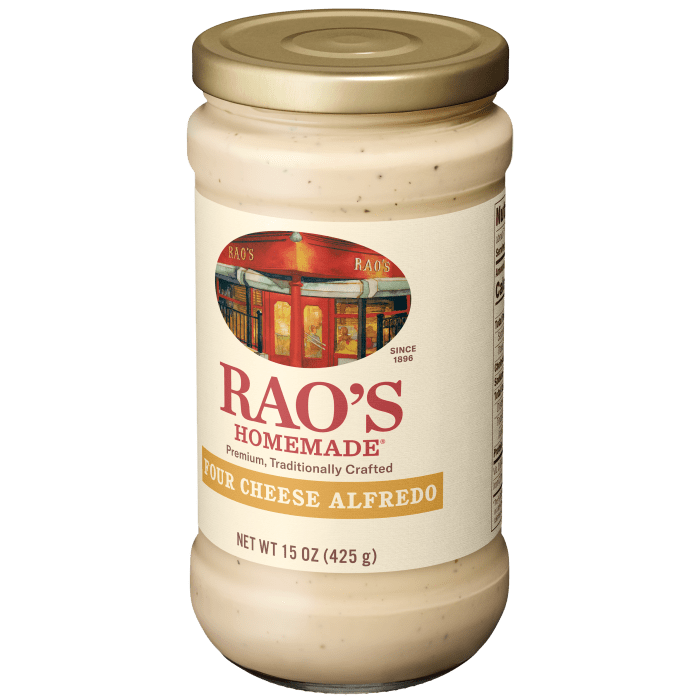 Four Cheese Alfredo Sauce, 15 oz - Right angle Image