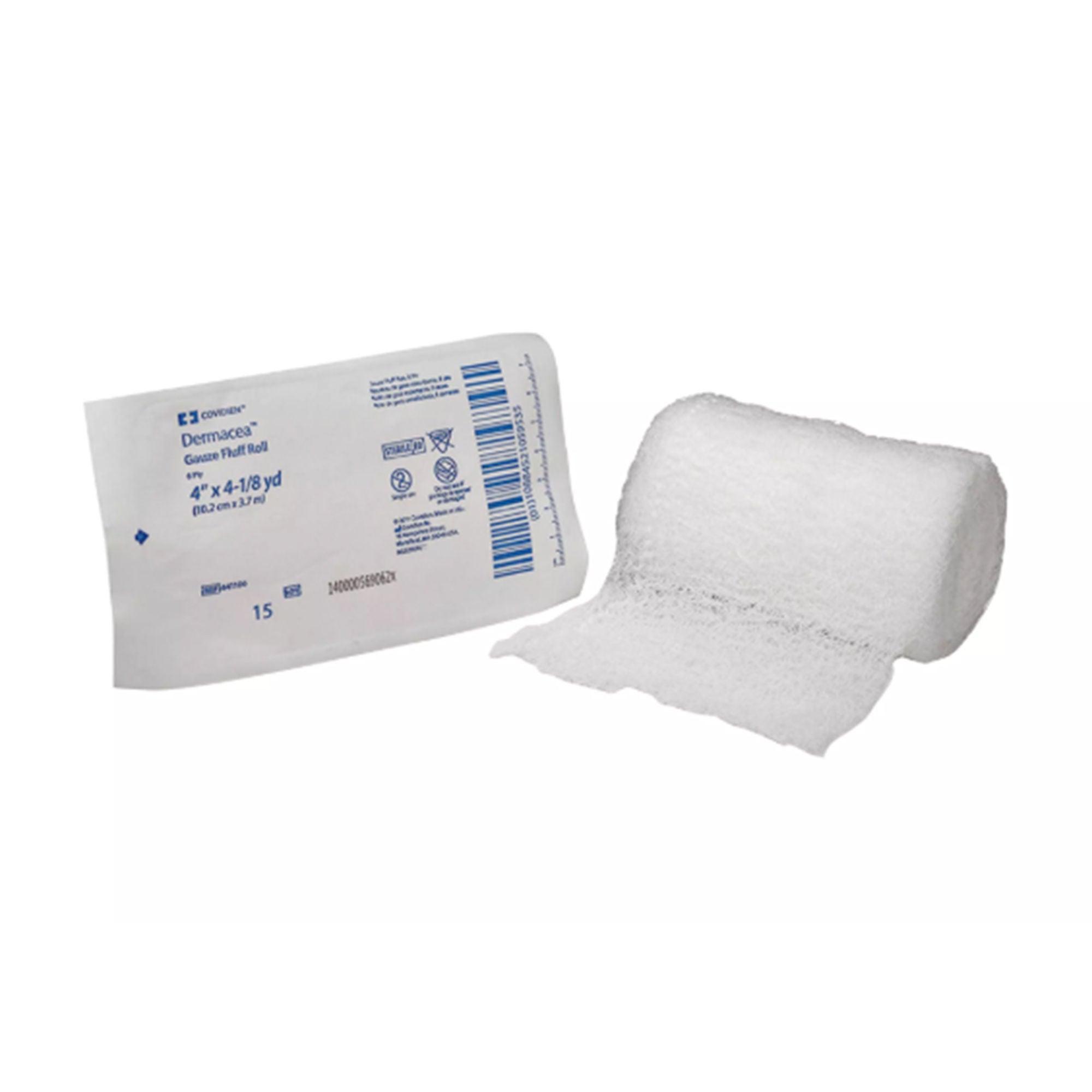Dermacea™ Fluff Bandage Roll, 3-4/10 Inch x 3-6/10 Yard, 6-Ply