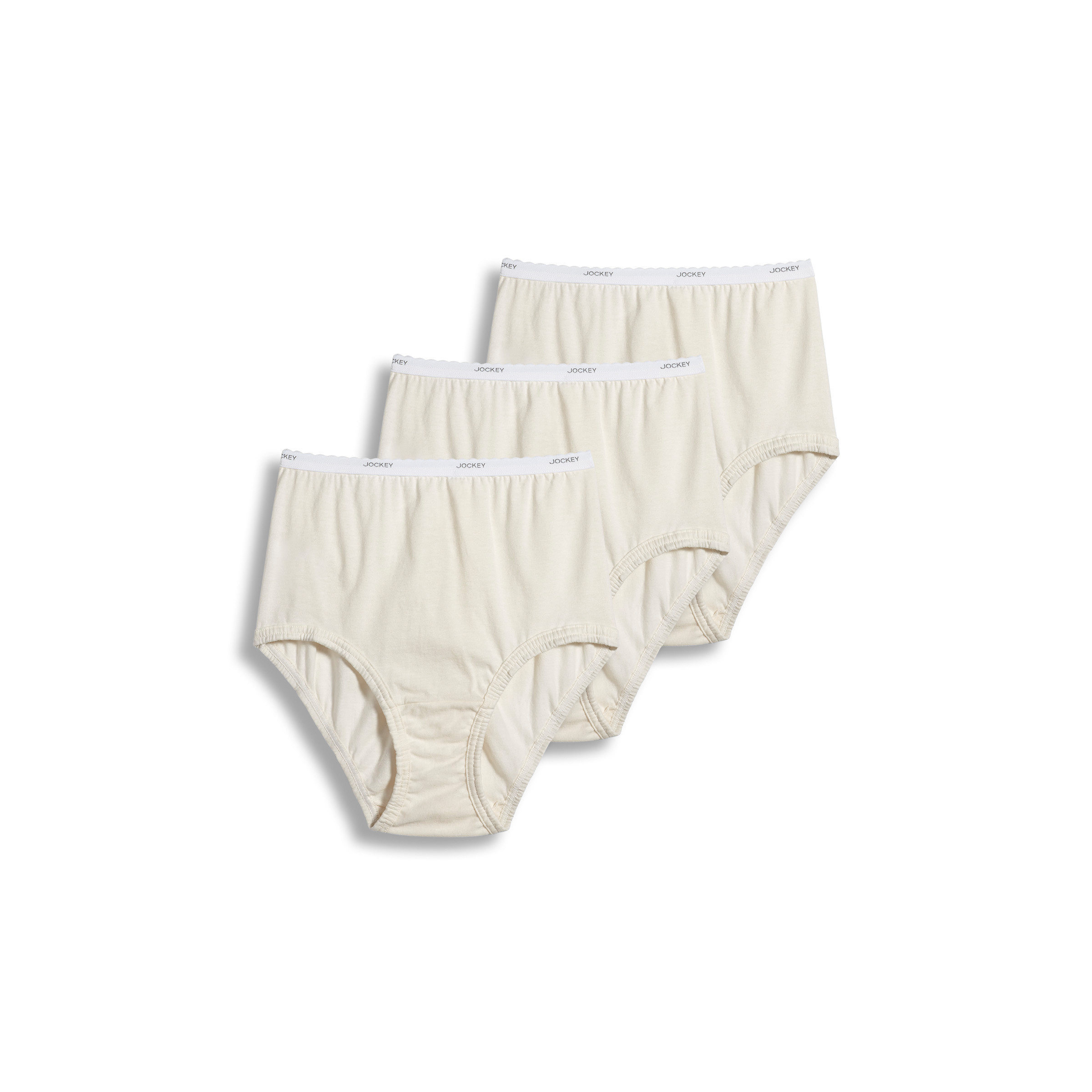 Jockey Women's Plus Size Classic Brief - 3 Pack - Picture 14 of 39