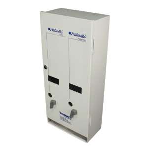 Impact, Naturelle, J1 Dual Dispenser, 25¢ or Free Operation, White