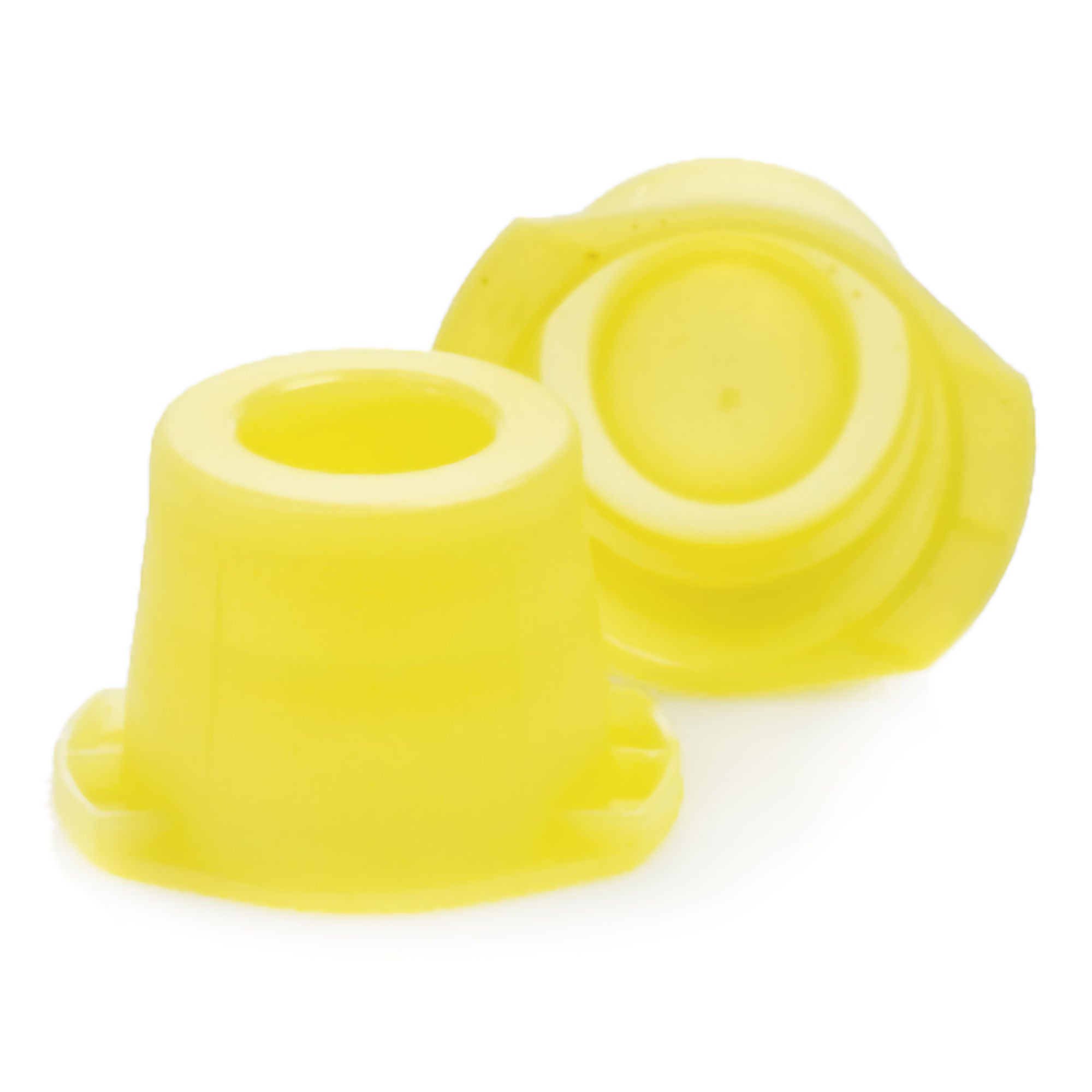 McKesson Snap Cap Closure, Yellow, Polyethylene, for use w/ 12, 13, 16 mm Tubes