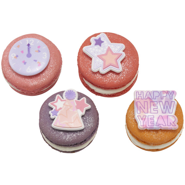 Bright New Year Cupcake Rings