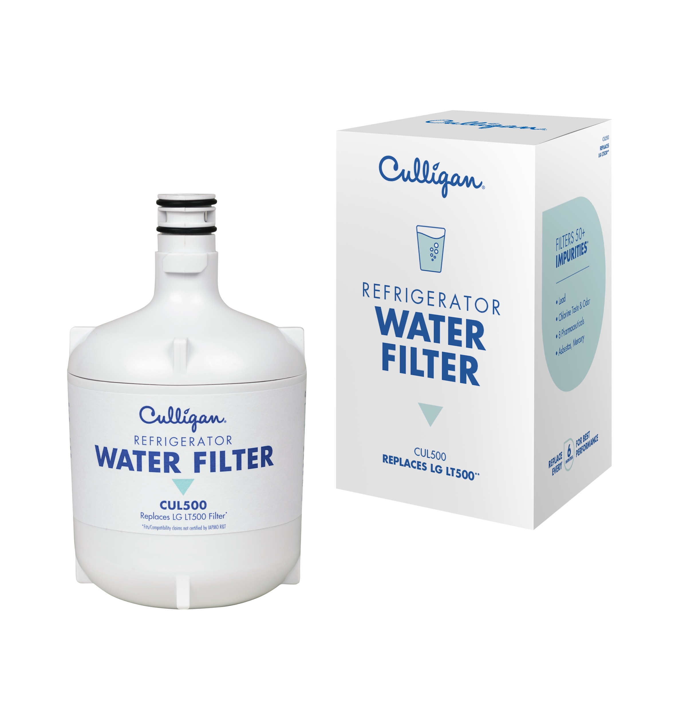 Culligan CUL500 Replaces LG (LT500P) Refrigerator Water Filter &mdash; Model #: CUL500