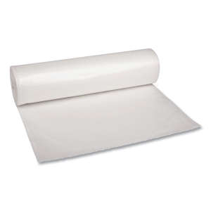 Boardwalk,  LLDPE Liner, 60 gal Capacity, 38 in Wide, 58 in High, 1.1 Mils Thick, Clear