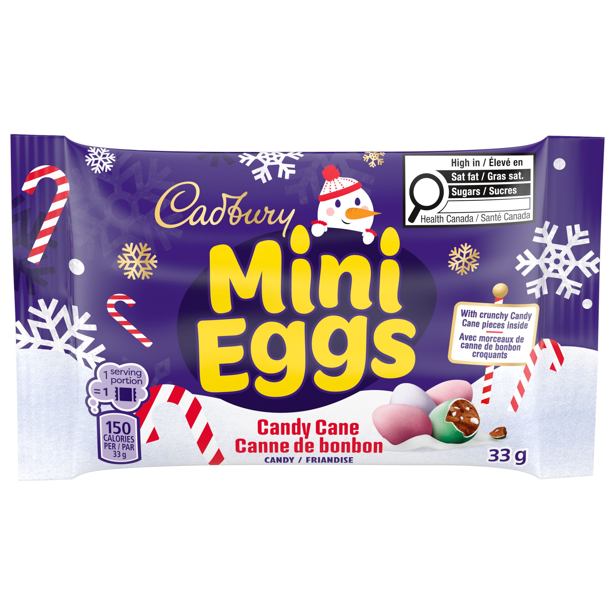 Friandises Cadbury Mini Eggs à la canne de bonbon (33 g)-thumbnail-1